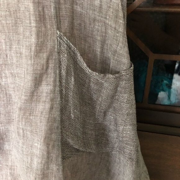 Linen top by Chalet - Picture 3 of 7